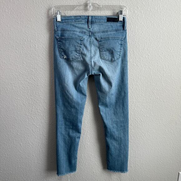 AG Adriano Goldschmied Stevie Capri Jeans Women's 25 Mid Rise Slim Straight Leg - Picture 5 of 8